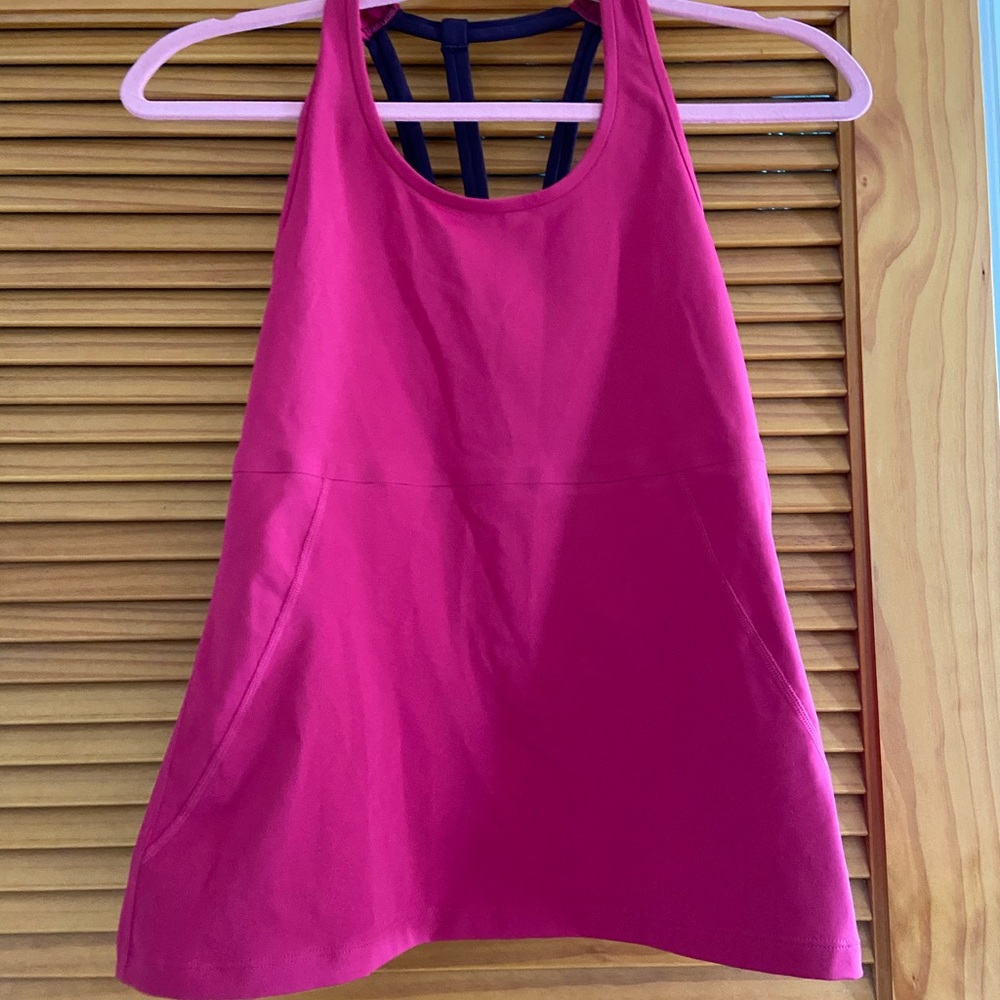 Pink sport top